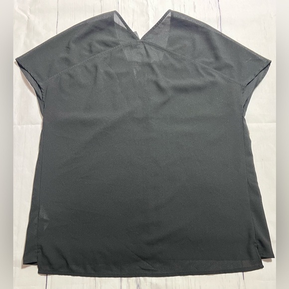 2/$20 Sale Kut from the Kloth Black V-Neck Blouse - Picture 3 of 3